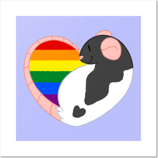 Gay Pride Rat Posters and Art